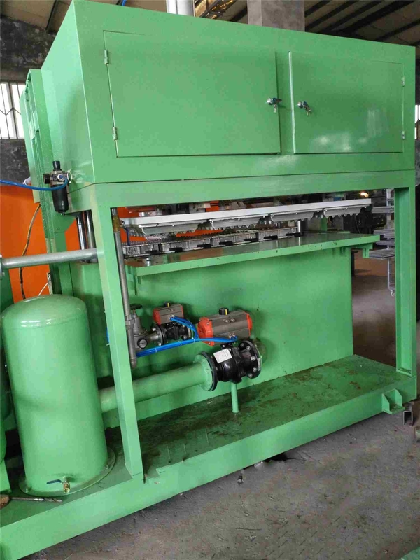 Chicken Farms Egg Tray Making Machine With Aluminum Molds   20 - 100kw 700 - 6000pcs/Hr
