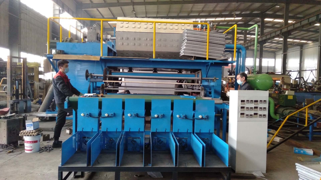 Disposable 6000pcs paper egg carton egg tray production line with CE certification