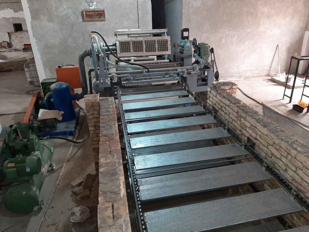 WANYOU Recycled Paper Pulp Molding 6*8 molds 5000-6000pcs / Hour Automatic Egg Tray Making Machine Pulp Molding Production Line PLC Controlled