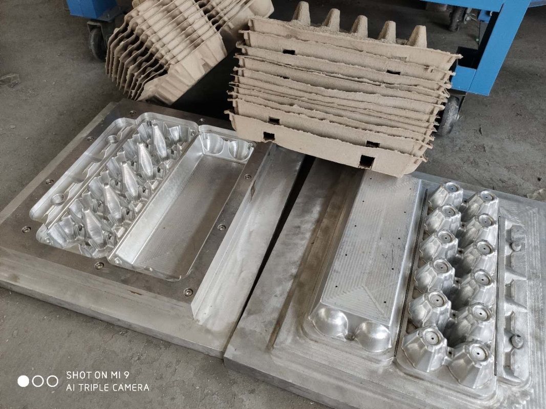 Paper Egg Tray Machine 20 Cavity Pulp Mold For Molded Pulp Products