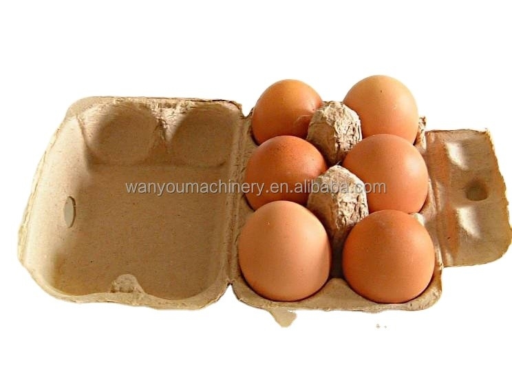 Pulp Waste Paper Egg Tray Making Machine For Chicken Farm Small Production Capacity