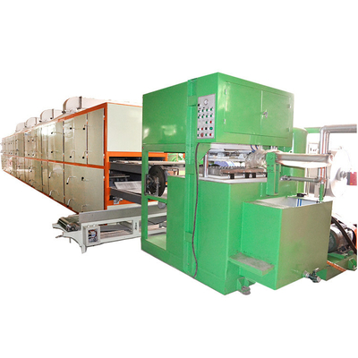High Efficiency Paper Pulp Molding Machine For Egg Tray / Apple Tray Making Production