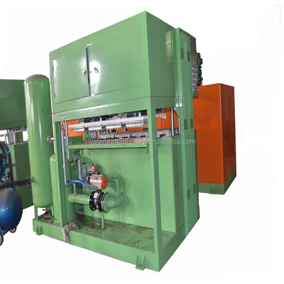 7.5KW Driving Motor Small Egg Tray Maker Egg Tray Pulp Molding Machine For Production Efficiency