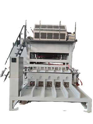 Fully Automatic Paper Pulp Moulding Machine Paper Egg Tray Machine Production Line PLC Controlled Large Capacity 5*8 Molds Rotary Forming
