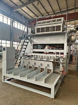 Fully Automatic 5000pcs/h Capacity 5*8 molds Rotary Forming Model Egg Tray Production Line Paper Pulp Molding Machine/ Egg Tray Machine