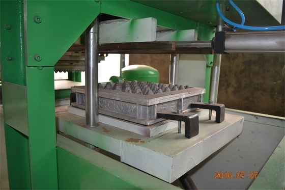 Customized Color Waste Paper Egg Tray Machine 350 Pcs/h Stainless Steel Material