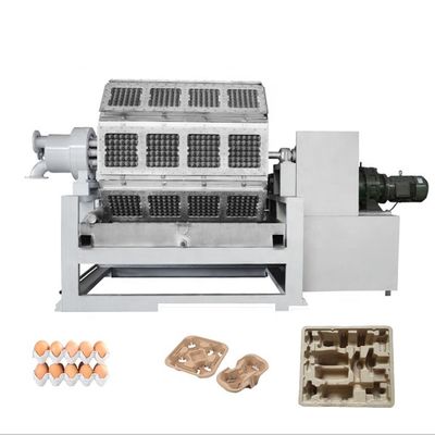 Durable 1000-6000 Pieces/Hour Egg Tray Machine Egg Crate Making Machine And Plan Layout Drawings
