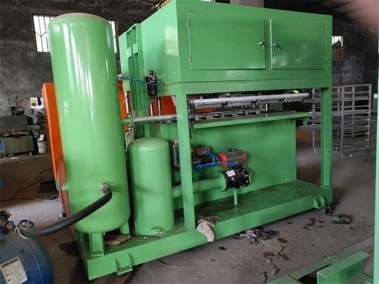 1000pcs/h Semi Auto Egg Tray Manufacturing Unit / Waste Paper Pulp Molding Machine