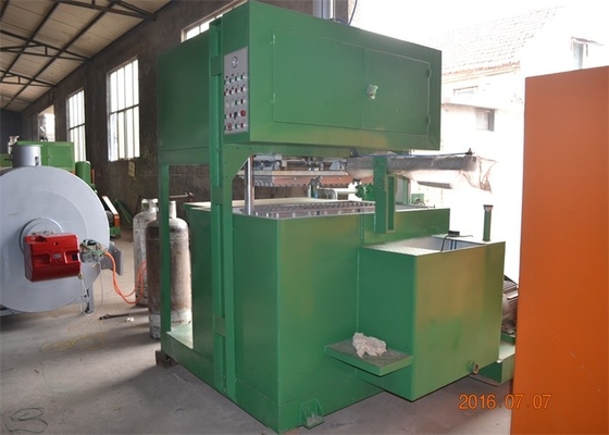 Waste Paper Egg Tray Pulp Forming Machine , Egg Box Making Machine