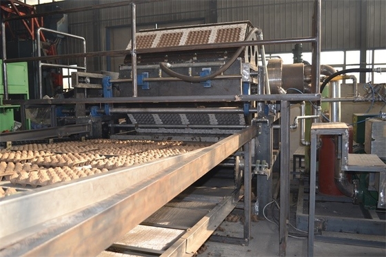 Automatic Egg Box Making Machine / Paper Pulp Molding Machine With Vacuum Pump