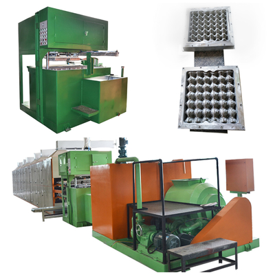 Automatic Paper Egg / Apple Tray Making Machine With Stainless Steel Forming Molds